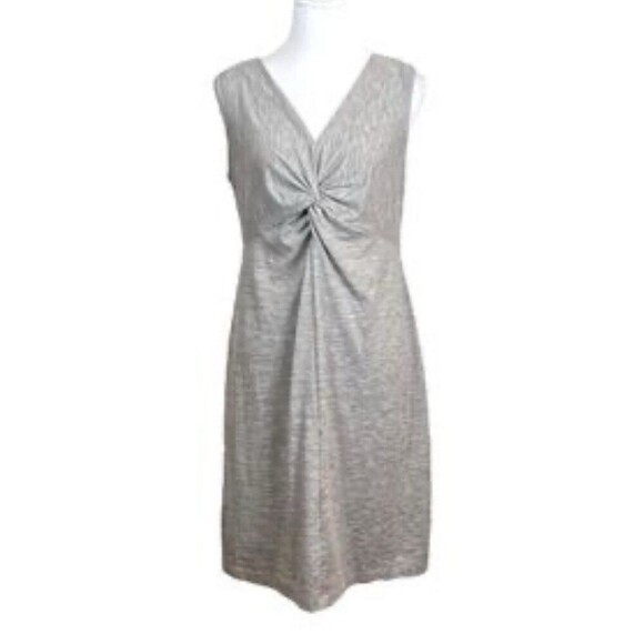 Eddie Bauer Travex Gray Dress Women M Athleisure Outdoor Aster Tie The Knot Tank - Picture 1 of 13